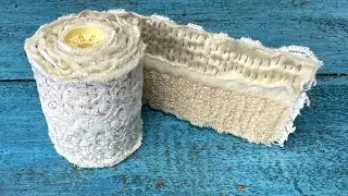 Creating a slow stitch meditation scroll for mindful slow stitching - project for beginners