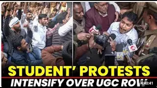 LIVE: Student protests against UGC equity regulations intensify | UGC Row