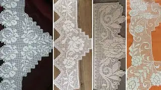 TIĞ İŞİ ARA DANTEL MODELLERİ | NEVRESİMLİK TIĞ OYASI YORGAN AĞZI, ETEK, YASTIK DANTEL MODELLERİ