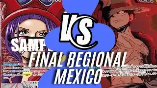 Final regional México Belo Betty Vs Luffy G/P. One Piece TCG. One Piece Trading Card Game Tournament