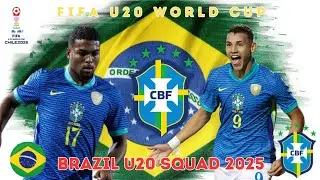 Состав сборной Бразилии до 20 лет на чемпионат мира FIFA U20 2025 | Полный список игроков и инфор...