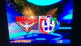 AFL on Nine Friday Night Football Essendon vs Fremantle Promo 2004