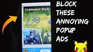 Block Pop Up Ads On Android Without Root !!