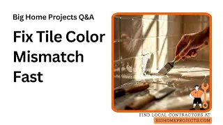 Tile Batch Match Fix Guide Grout Trim Transition
