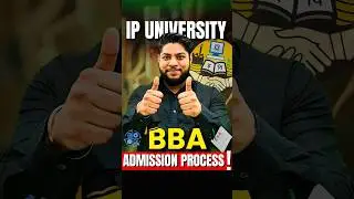 IP University BBA Admission process Entrance exam syllabus 😍 #shorts
