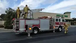 report of smoke at dollar tree in Anaheim