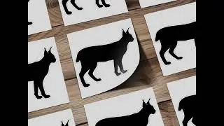 Caracal Flicking Silhouette SVG, Wild Cat Clipart, Feline Vector, Animal Design, Digital Cut File