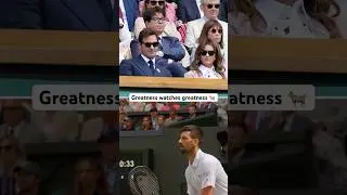 You know you&rsquo;ve done well if #RogerFederer is impressed 👏 #Shorts #Wimbledon #Tennis