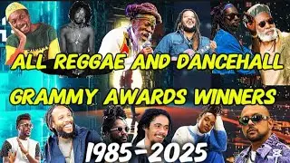 All Reggae And Dancehall Grammy Awards Winners. #grammyawards2025  #grammyaward