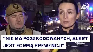 Pożar w Gdańsku, konferencja wojewody i służb: nie ma poszkodowanych ani skażenia powietrza @tvn24