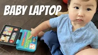 Baby Laptop Toy Keeps Them Off Real Laptops