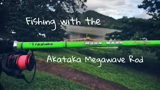 #Akatatafishing #rodreview Fishing with the Akataka MagaWave Spinning Rod