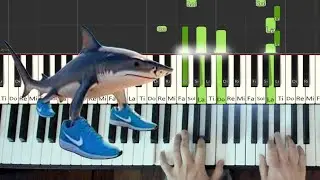 Tralalero Tralala - Meme - Piano Tutorial - Music Notes Solfege