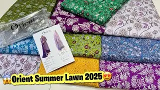 Orient Lawn 2025 | Orient Printed 3pc Lawn 2025 | Orient Summer Collection | Cloth Point