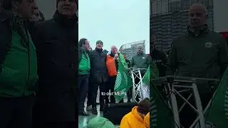 IFA President attends FNSEA (French farmers) and COPA Mercosur Protest in Strasbourg
