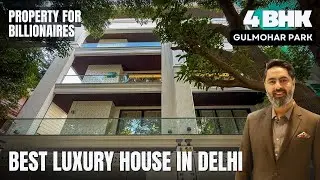 BEST HOUSE OF DELHI | RARE 500 YARDS IN GULMOHAR PARK | INSIDE A BILLIONAIRES HOUSE IN SOUTH DELHI