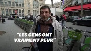 Dans la rue en pleine épidémie de coronavirus: 
