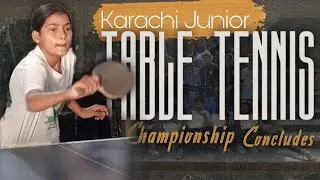 Karachi Junior Table Tennis Championship concludes|کراچی جونئیر ٹیبل ٹینس چیمپئن شپ کا شاندار اختتام