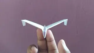 New aerodynamic paper plane designed by me - 