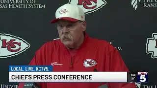 Chiefs head coach Andy Reid speaks on Simmons injury, Texans prep