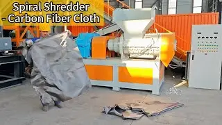 No Wrapping, No Blocking! Spiral Shredder for Carbon fiber fabric