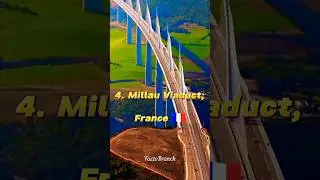 Top 10 Most Beautiful Bridges in The World 🤫🤭 #shorts #factobranch #bridge #viral