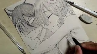 Darliiing!!😳 Drawing Miia from Monster Musume manga - Traditional Drawing / Tales Griffyn