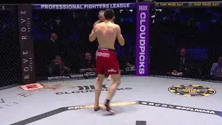 CRAZY FIRST ROUND FINISH from Amru Magomedov vs Kolton Englund! #PFL #MMA #RoadToDubai