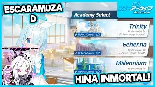 Blue Archive: Escaramuza/Scrimmage D | Todas las Misiones | Trinity - Gehenna y Millennium.