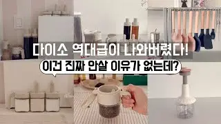 다이소 최고중에 최고신상! 구하기 힘들어 보이면 무조건 사세요! 약 1/10가격 도대체 뭐가 남을까? 다이소 보다 더한 실리콘 조리도구/ 역대급 주방용품/ 음식소분/ 정리정돈