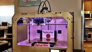 Makerbot Replicator Setup Time-lapse