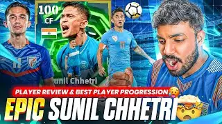 101 RATED SUNIL CHHETRI 🥵🔥 || PLAYER REVIEW WITH GAMEPLAY ❤️&zwj;🔥 || My son's topic card 🤯💥