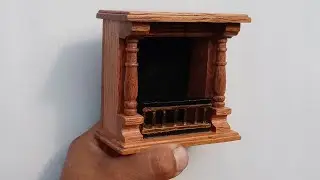 Como hacer una chimenea victoriana miniatura para tu casa de muñecas