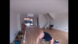 Eiken lamelparket vloer leggen in nieuwbouw