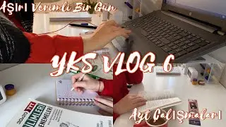 YKS VLOG 6 | Aşırı Verimli Bir Gün, AYT Çalışmaları, TYT Fen Denemesi, sessiz vlog #yks2023