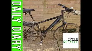 Trek electric bike and sparks fly | Daily Diary | 28/11/23 | CycleRecycle