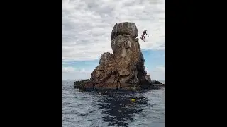 Cliff Jumping off Pelican Rock @ Cabo