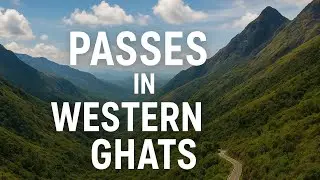 Passes of western ghats | Passes in India | 