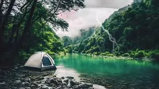 Beat Overthinking to Deep Sleep Immediately with Heavy Rain and Thunder Growls on a Stale Tin Roof