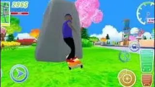 jalan jalan naik skateboard di game dude | Davin Super Gaming