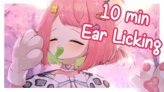 3DIO ASMR Ear Licking (No talking) + Paws visual trigger