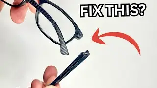 Fix Broken Glasses at Home (Simple DIY Repair)