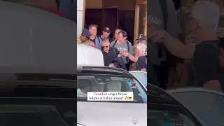 Canadian singer Bryan Adams snapped at the private airport in Mumbai #bryanadams #buzzzooka_events