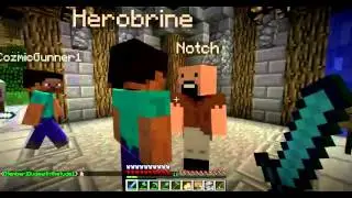 minecraft 1. 5   notch and herobrine on the server ip  in the discription