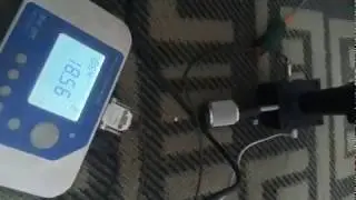 Test to measure the  laser power of 20w Raycus laser source