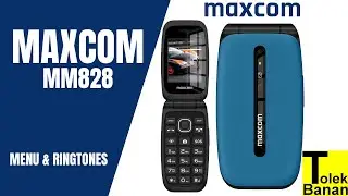 MaxCom MM828 - Unboxing / Menu & Ringtones / Dzwonki - Classic Phone