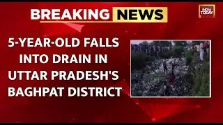 5-Year-Old Falls Into Drain Amid Heavy Rain In Uttar Pradesh, Search Operation On
