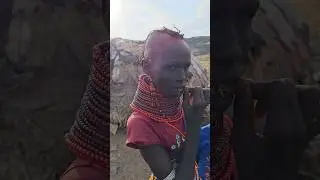 Using Traditional Method/Sticks to Brush Teeth With Turkana Beauties #shortsfeed #africa