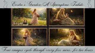 Free Framed TVArt/Wallpaper~Eostre&rsquo;s Garden:A Springtime Tribute~Spring Equinox~Easter~No Sound