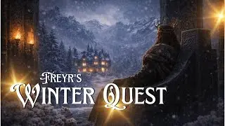 FREYR'S WINTER QUEST | Sleep Story for Deep Sleep, Norse Mythology 🌙💤